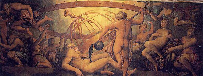 The Mutiliation of Uranus by Saturn, Giorgio Vasari